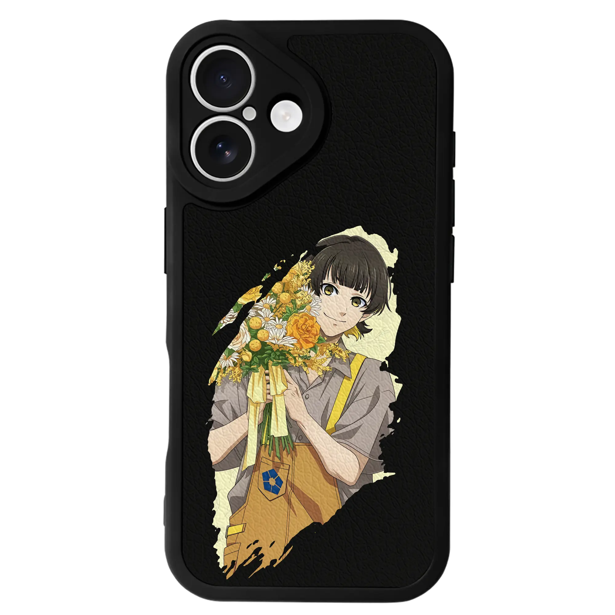 ブルーロック グッズ 蜂楽 廻 - IPhone 16シリーズ対応 ・ シリコンスマホケース ・ レザー調 ・ 高精度フィット ・ 耐衝撃 ・ ワイヤレス充電対応 ・ 精密カット